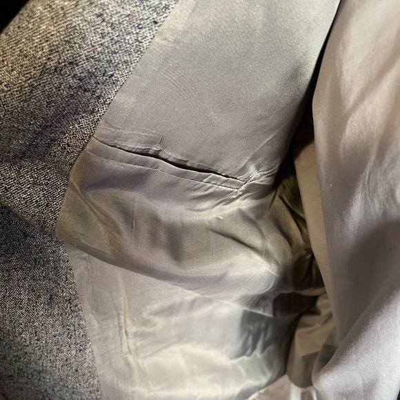 Men’s Gray Western Blazer , Circle S 46R - Picture 3 of 5